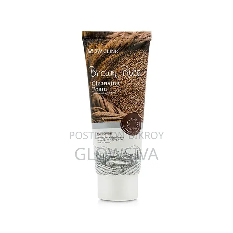 3w Clinic Brown Rice Cleansing Foam 100 Ml