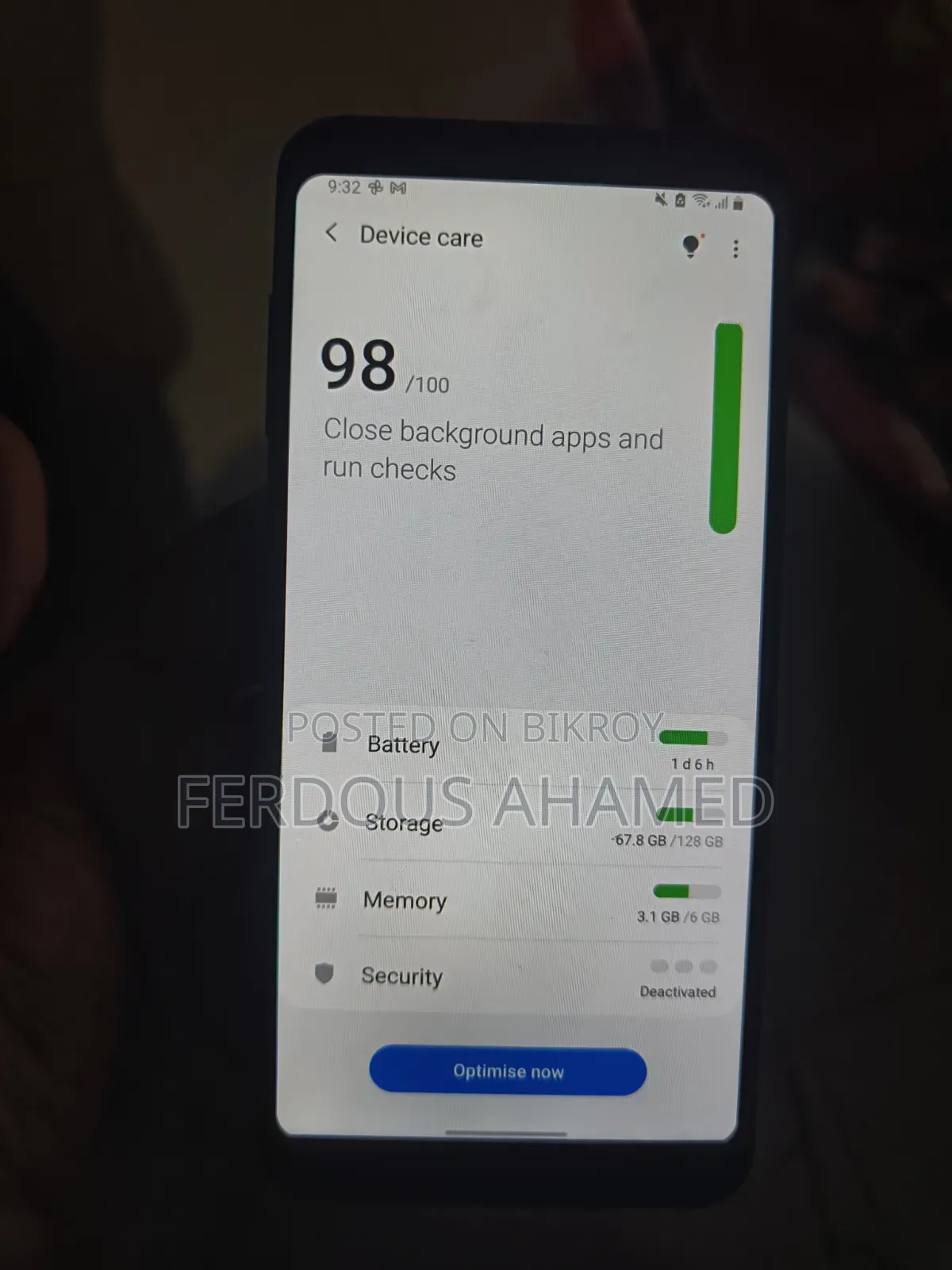 Samsung Galaxy S9 Plus 128 GB Black