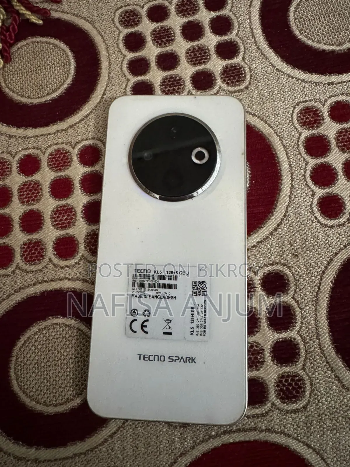 Tecno Spark 30C 128 GB White