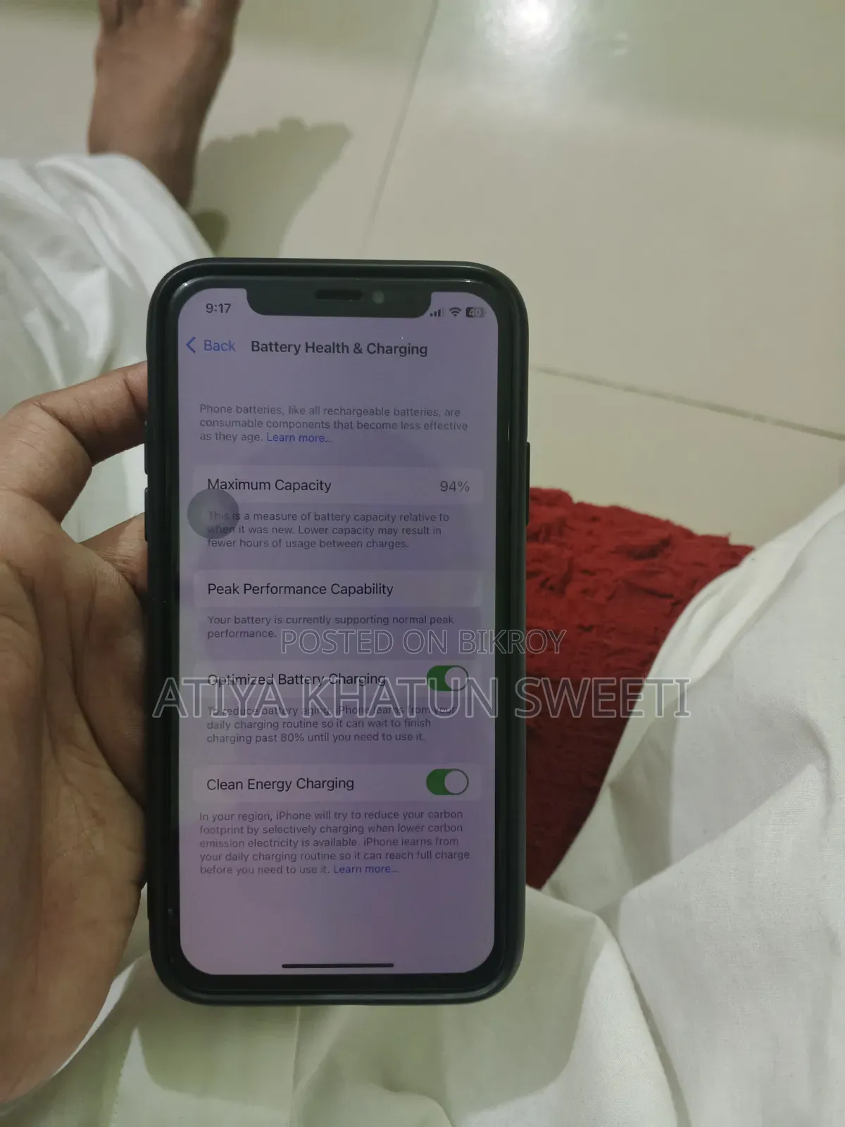 Apple iPhone X 64 GB Black
