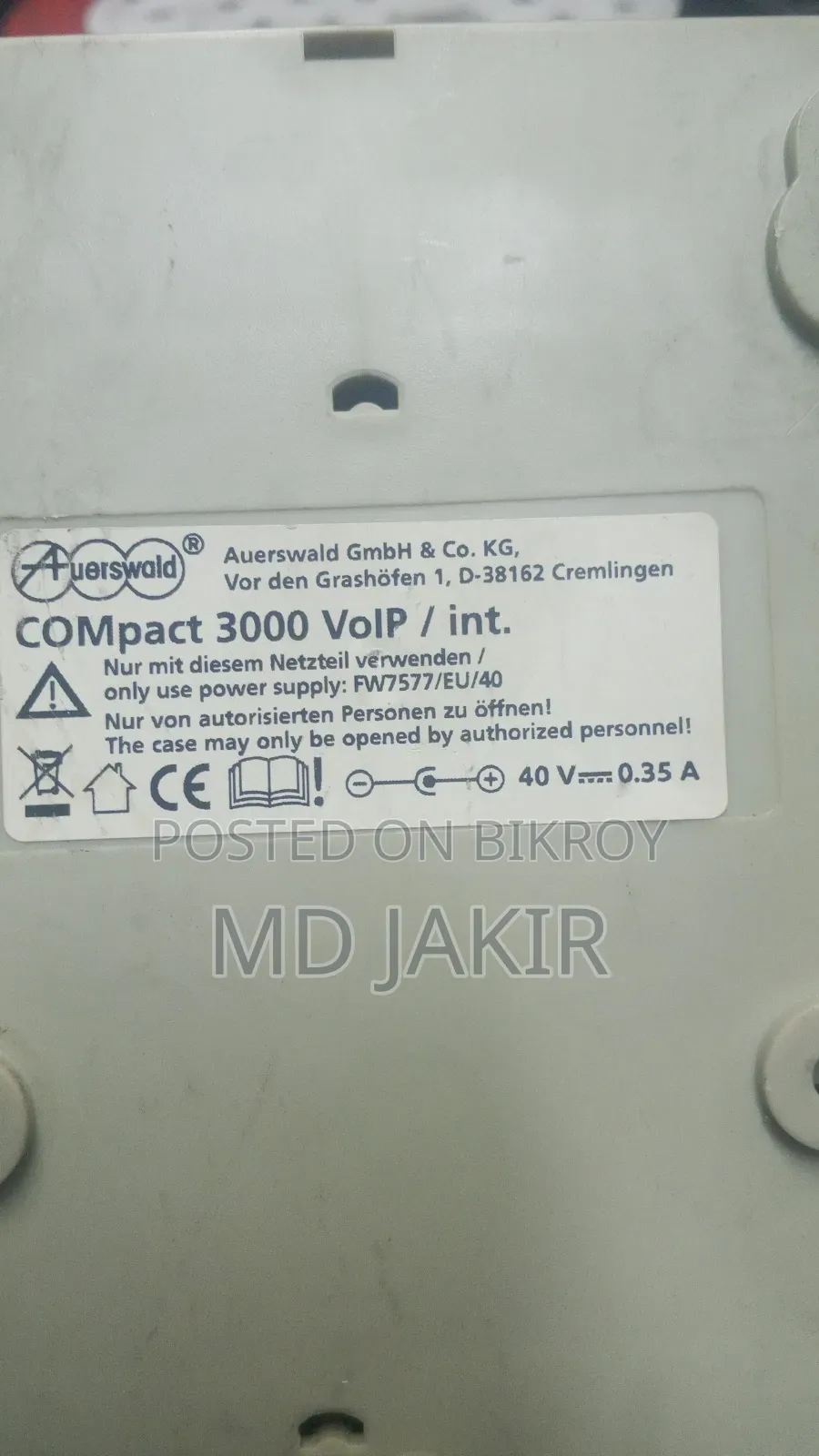 Auerswald Compact 3000 Volp