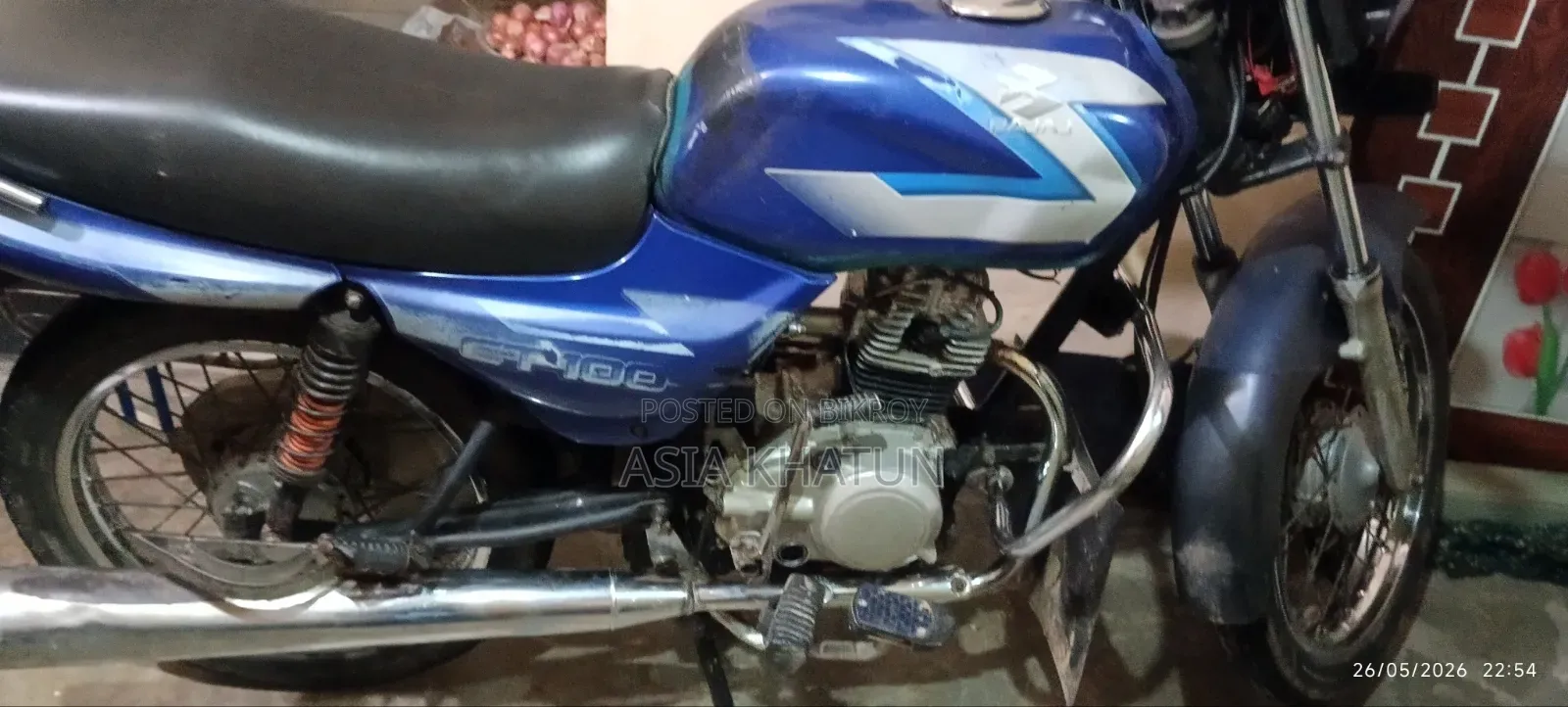 Bajaj CT 100 2009 Blue