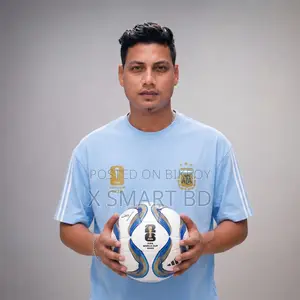 প্রিমিয়াম আর্জেন্টিনা ফ্যান এডিশন ড্রপ শোল্ডার স্কাই কালার