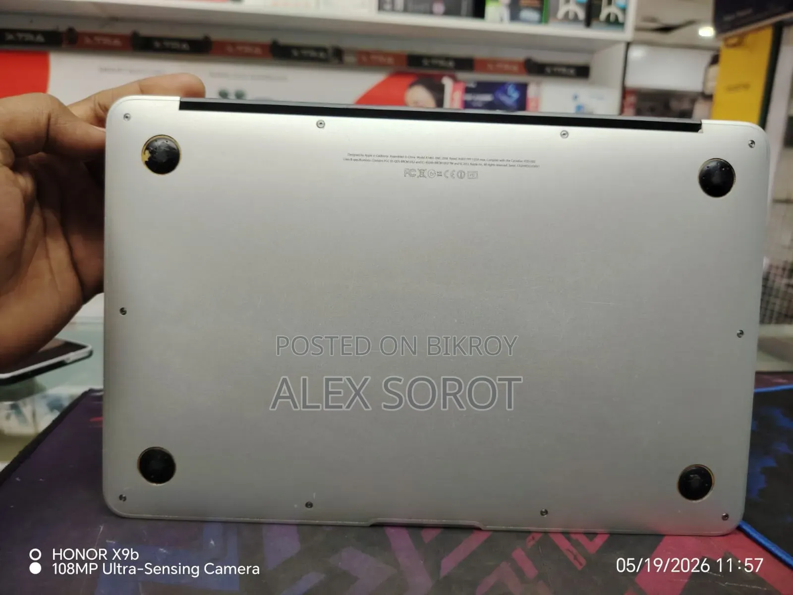 Laptop Apple MacBook Air 2012 4GB Intel Core 5 SSD 128GB