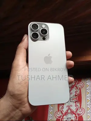 অ্যাপল আইফোন ১৬ প্রো ম্যাক্স ২৫৬ জিবি সিলভার