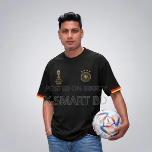 Premium Germany Fan Edition Drop Shoulder Black Color