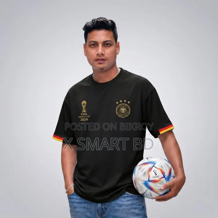 Premium Germany Fan Edition Drop Shoulder Black Color