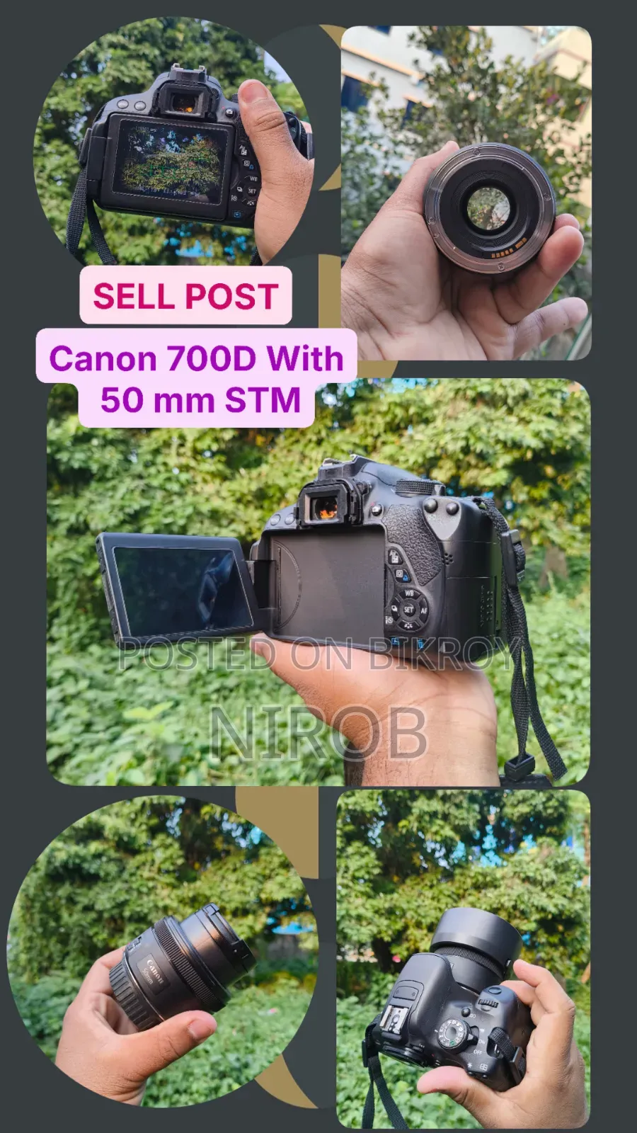 Canon 700d With Canon 50 Mm STM Lens