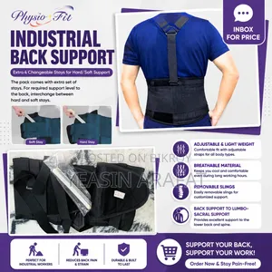 Industrial Back Support Belt (Physio + Fit) – Full New !