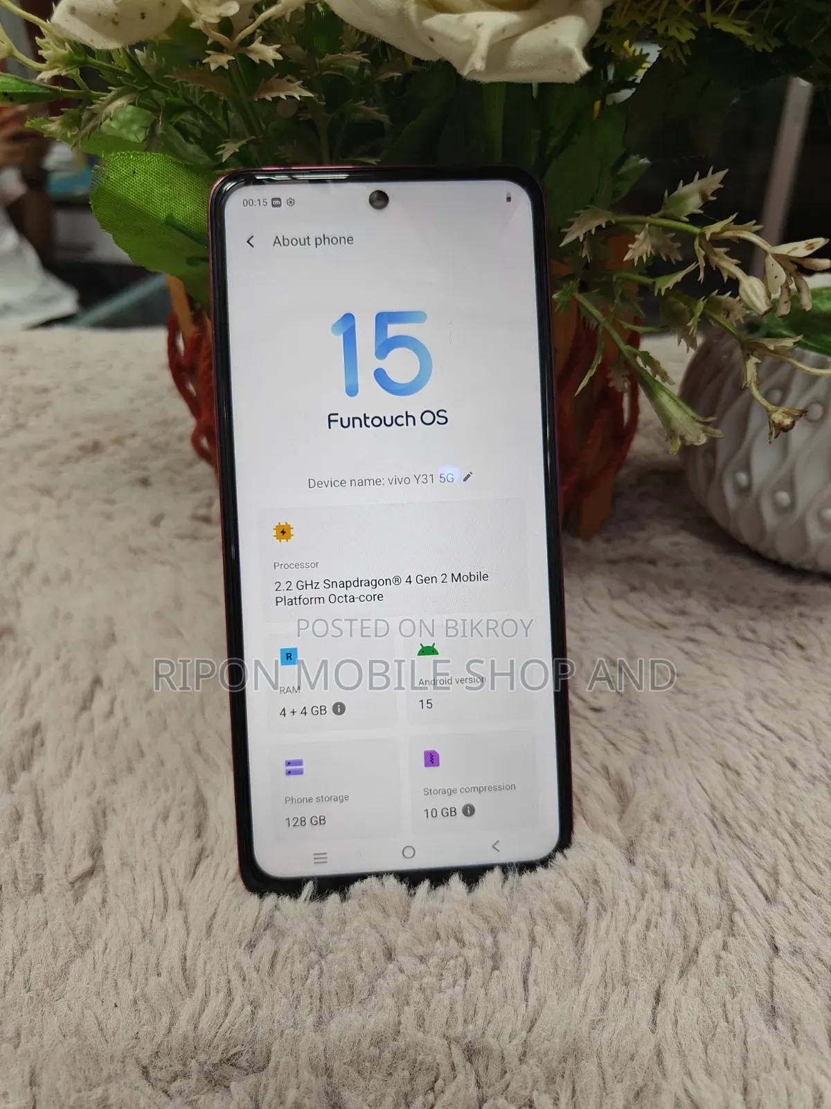 New Vivo Y31 5G 128 GB Red