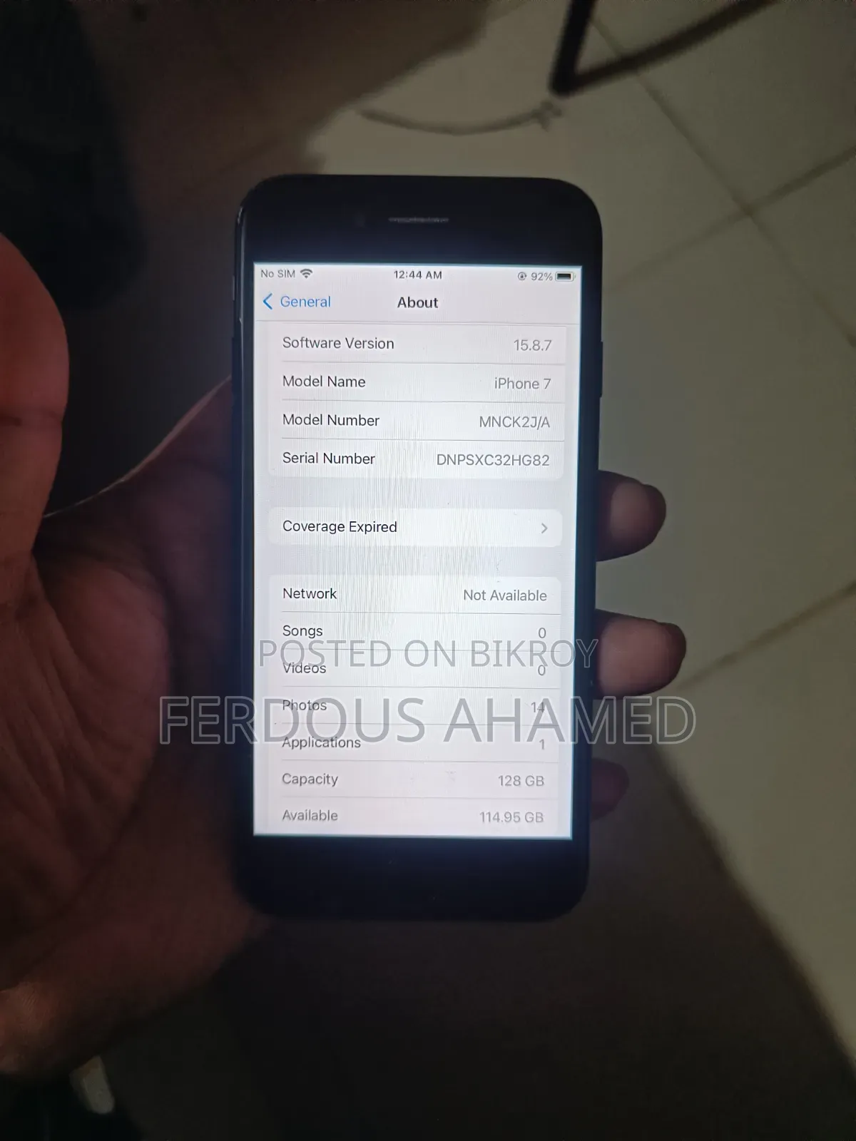 Apple iPhone 7 128 GB Black