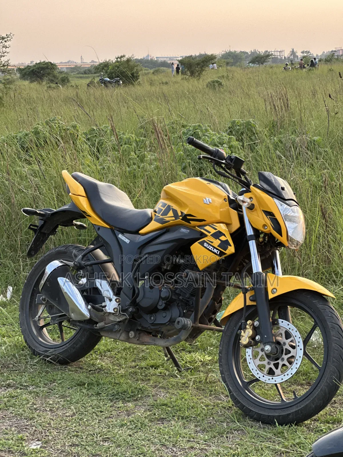 New Suzuki Gixxer Monotone 2024 Black