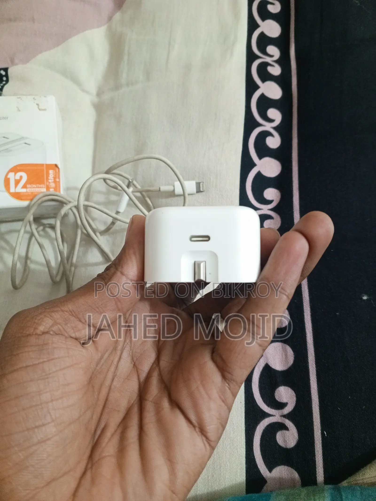 iPhone 14 Pro Max Original Cable Charger Bought for 2700 Tk