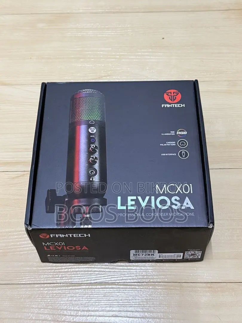Fantech MCX01 Leviosa Professional RGB Condenser Microphone for Sale!