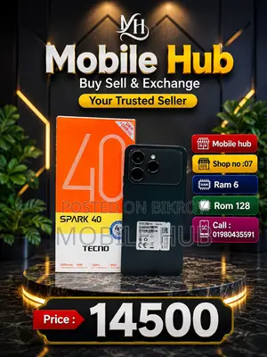 Tecno Spark 40 128 GB Black