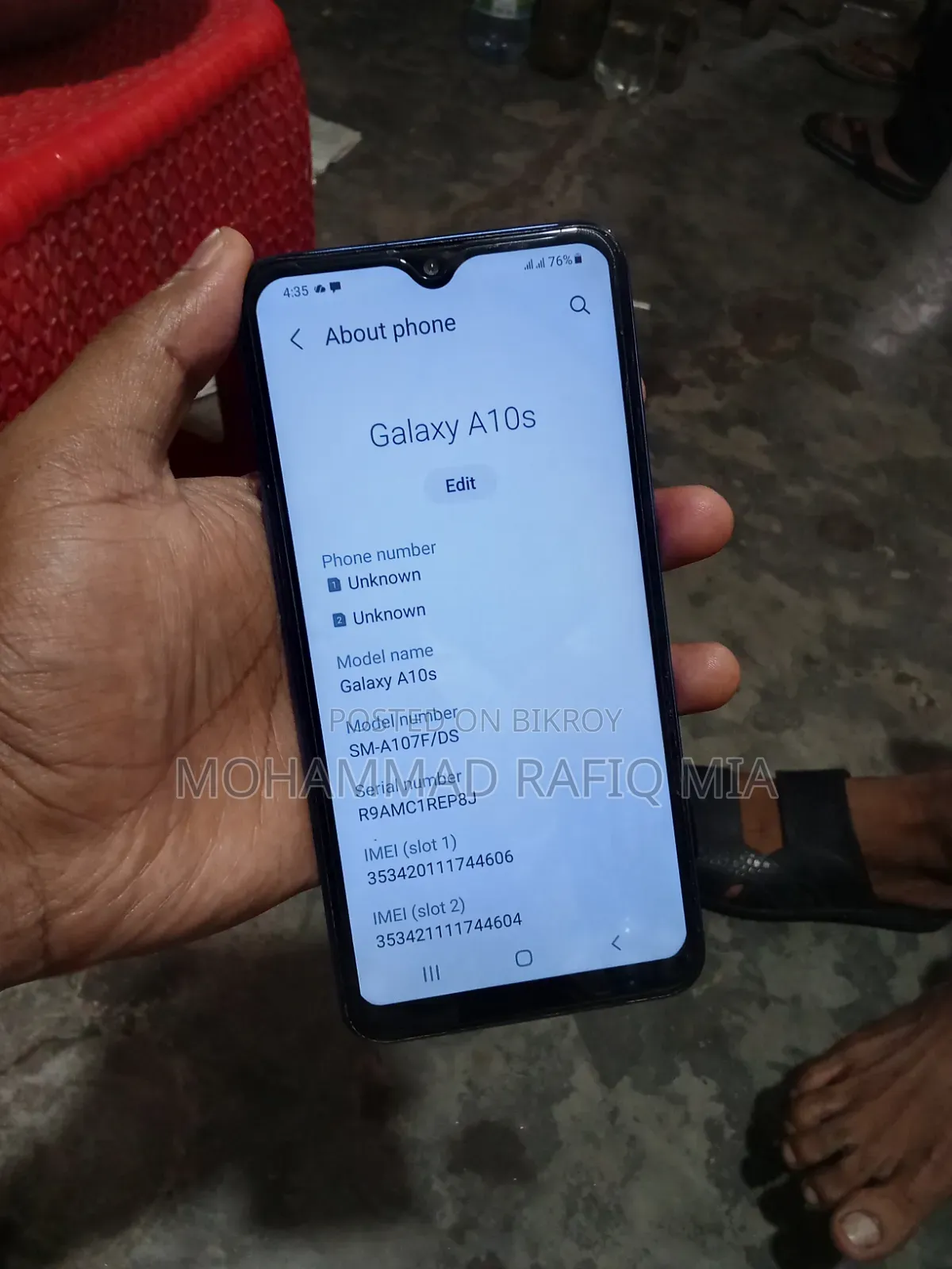 Samsung Galaxy A10s 32 GB Blue