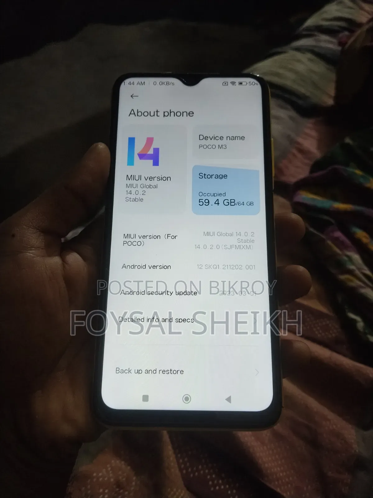 Xiaomi Poco M3 64 GB Yellow