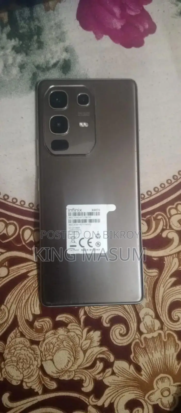 New Infinix Note 50 Pro 256 GB Gold