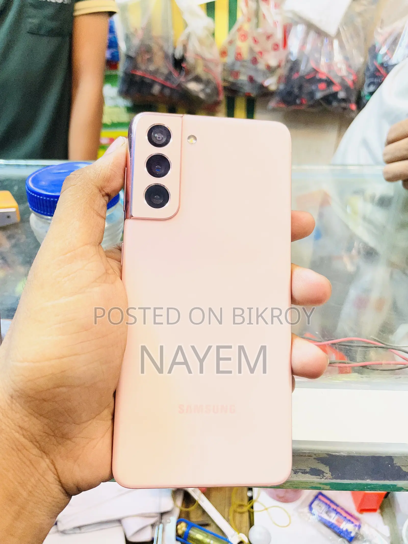 স্যামসাং গ্যালাক্সি এস২১ ৫জি ১২৮ জিবি পিঙ্ক