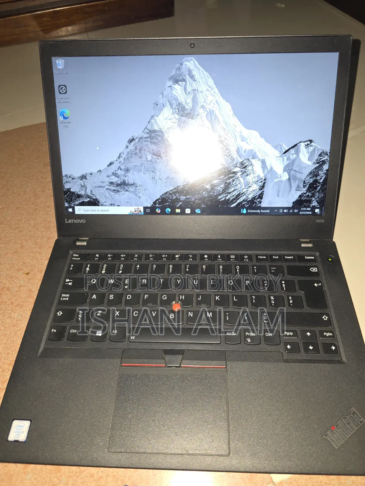 Laptop Lenovo ThinkPad T470 8GB Intel Core I5 SSD 256GB