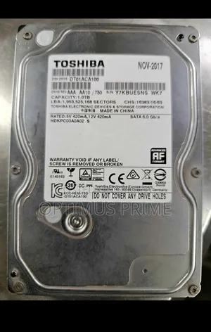 Toshiba 1tb HDD