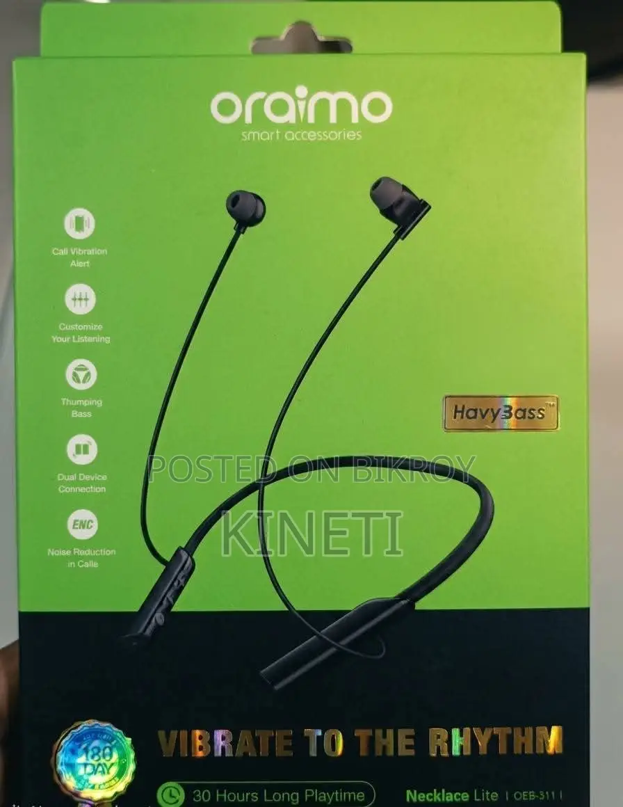 Oraimo Necklace Lite Call Vibration Wireless Headphones