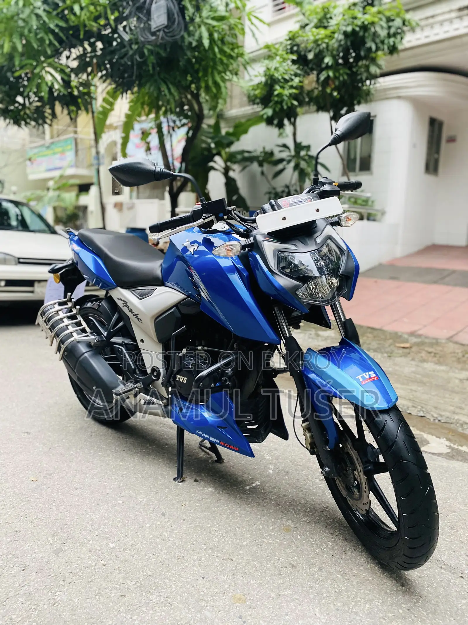 TVS Apache RTR 160 4V 2022 Blue