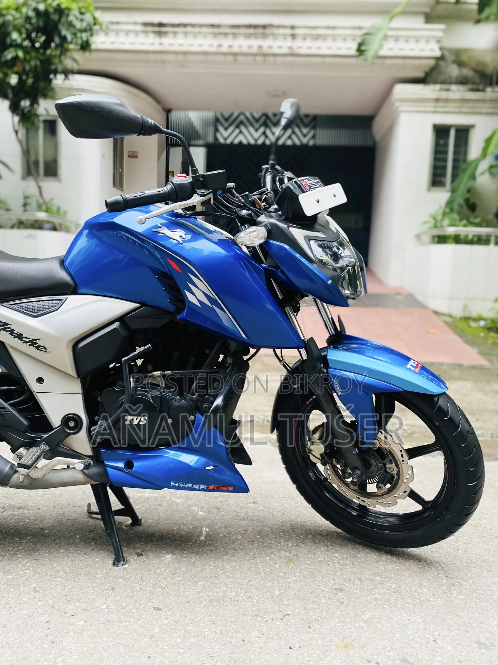 TVS Apache RTR 160 4V 2022 Blue
