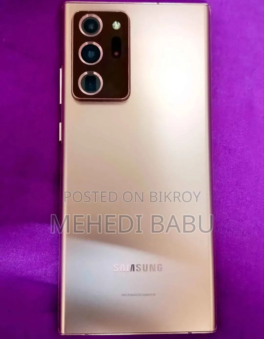 Samsung Galaxy Note 20 Ultra 256 GB Rose Gold