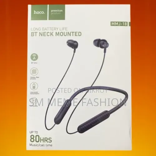 Hoco MMJ-18 BT Neck Mounted Earphone