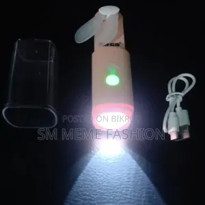 SDGD SD-09 Mini Rechargeable Flashlight Fans