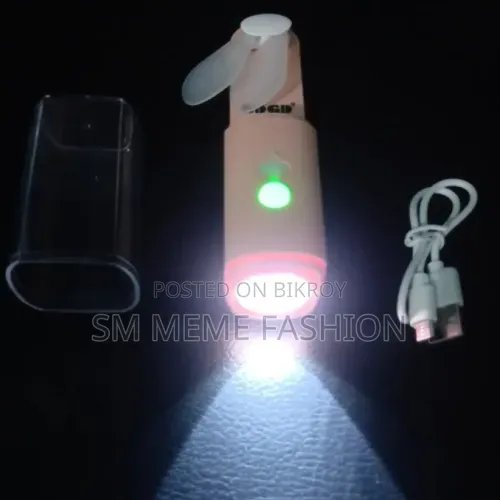 SDGD SD-09 Mini Rechargeable Flashlight Fans