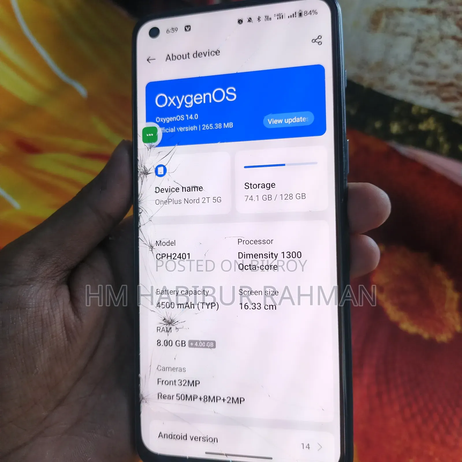 OnePlus Nord 2T 128 GB Black