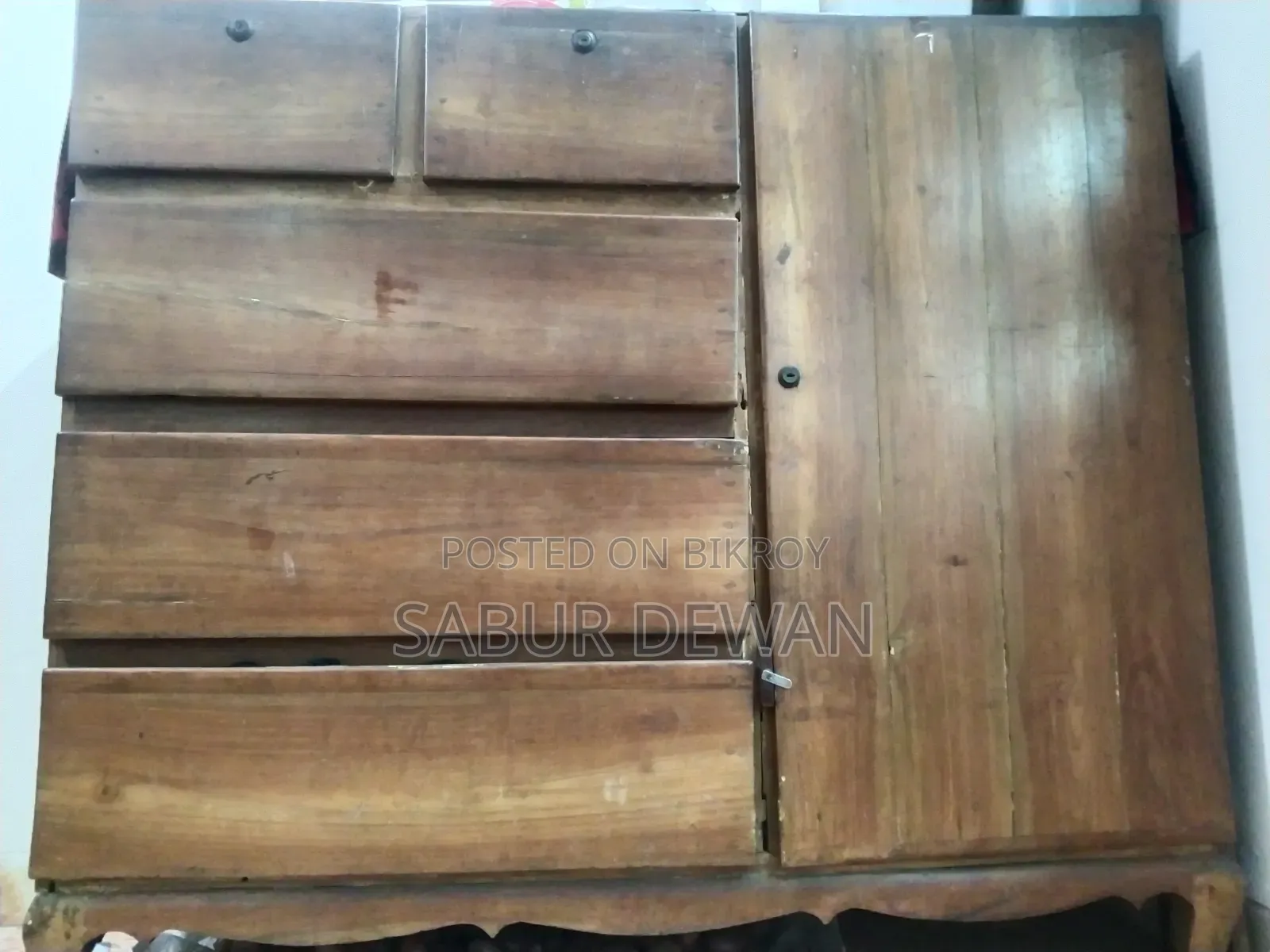 Teak Wood Wardrobe.