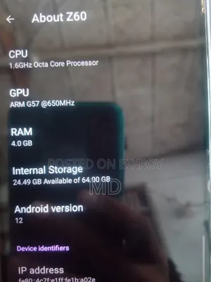 Symphony Z60 64 GB Blue