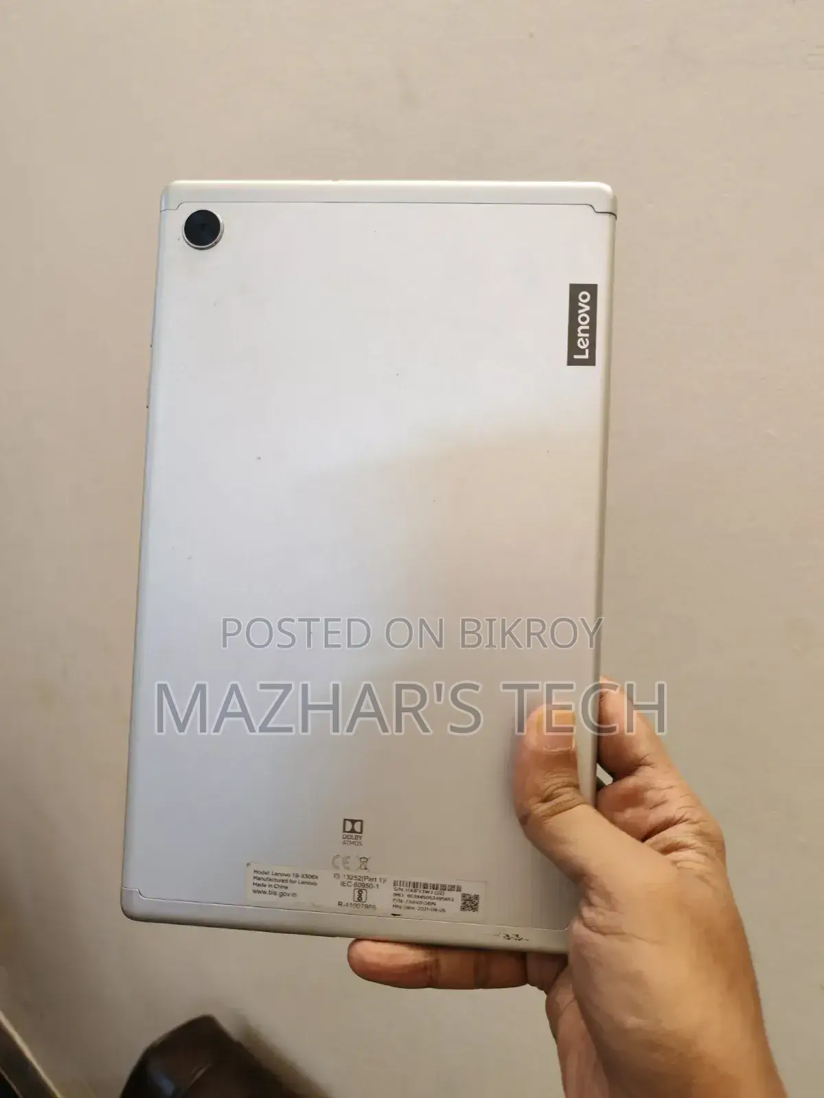 Lenovo Tab M10 HD Gen 2 64 GB White