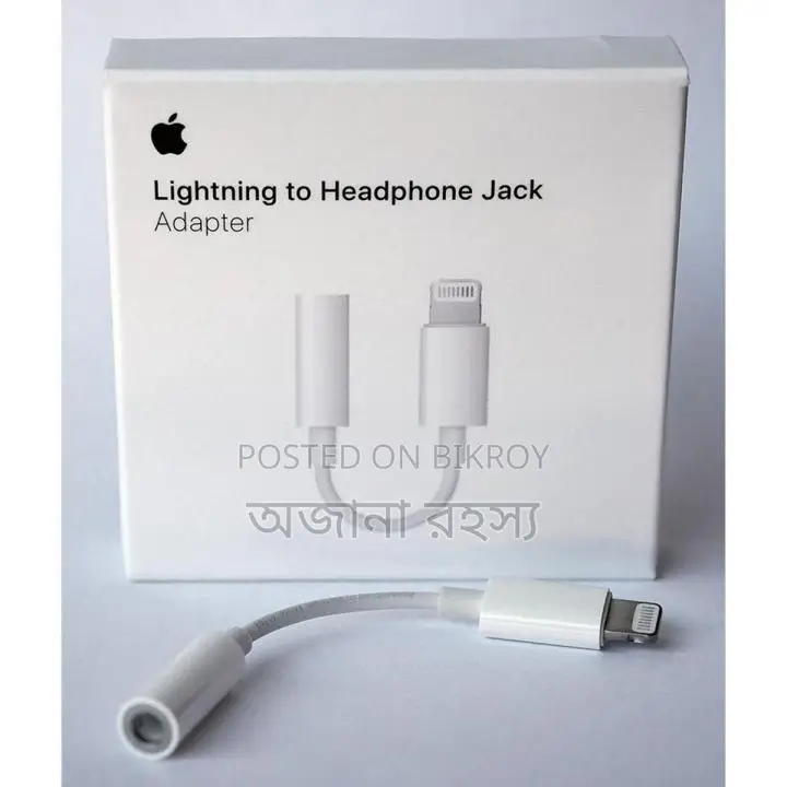 Apple Lightning To 3.5mm Headphone Jack Adapter
