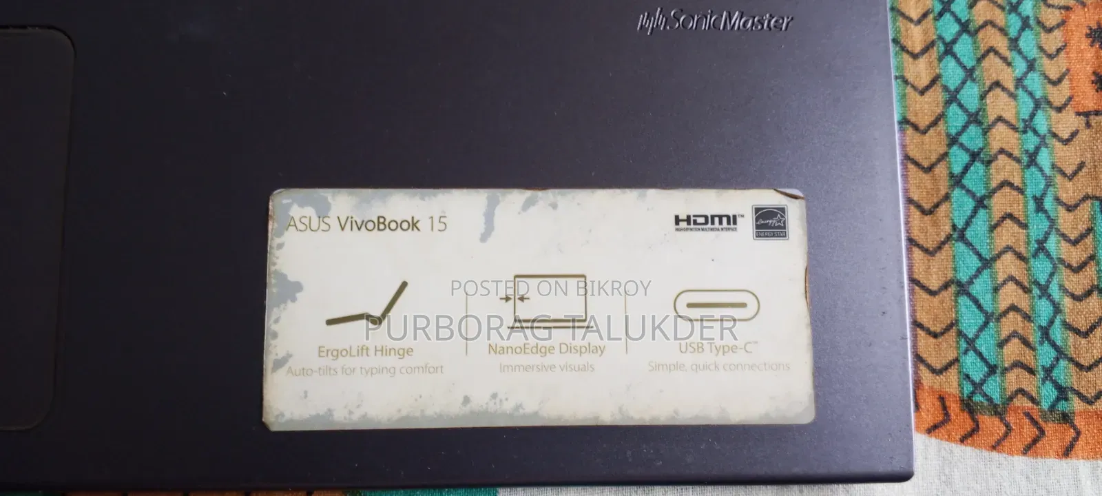 Laptop Asus Vivobook 16 8GB Intel Core I5 HDD+SSD 1TB