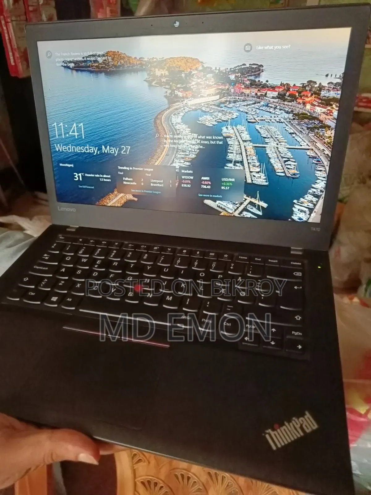Laptop Lenovo ThinkPad T470 8GB Intel Core I5 SSD 256GB
