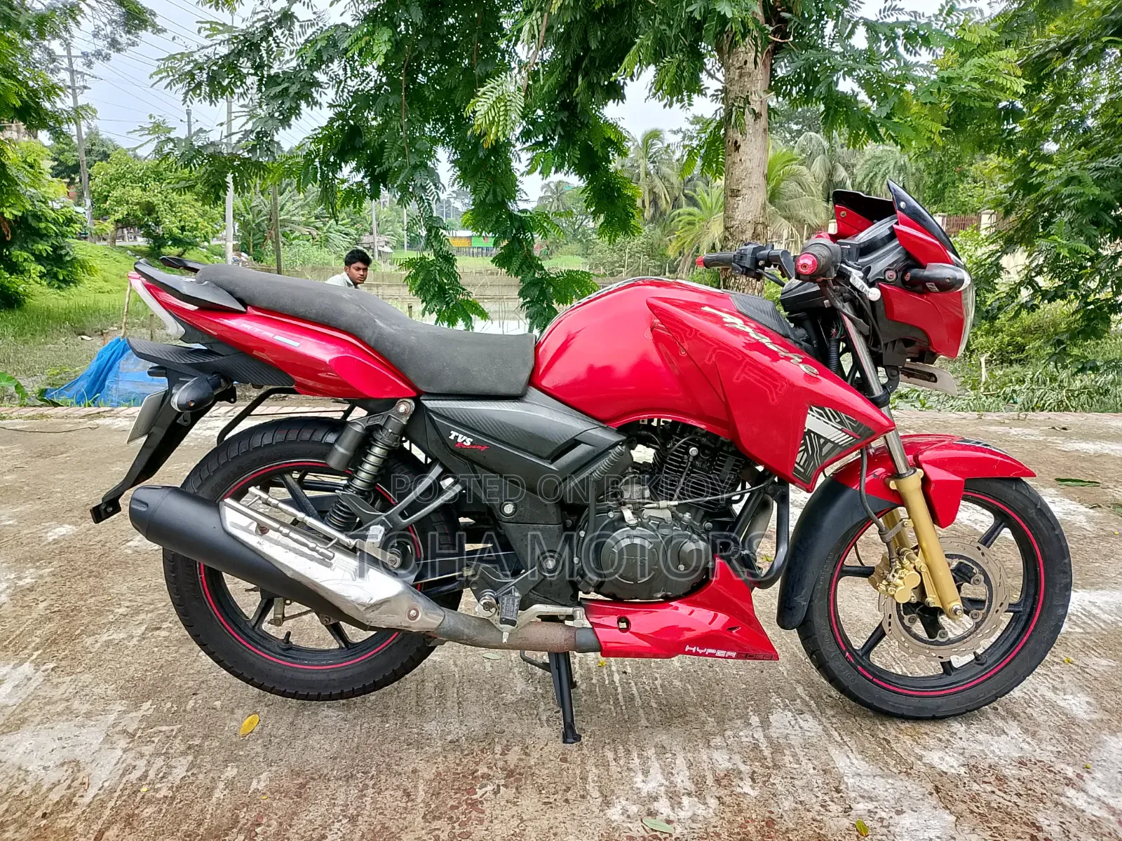 TVS Apache RTR 160 2V 2020 Red