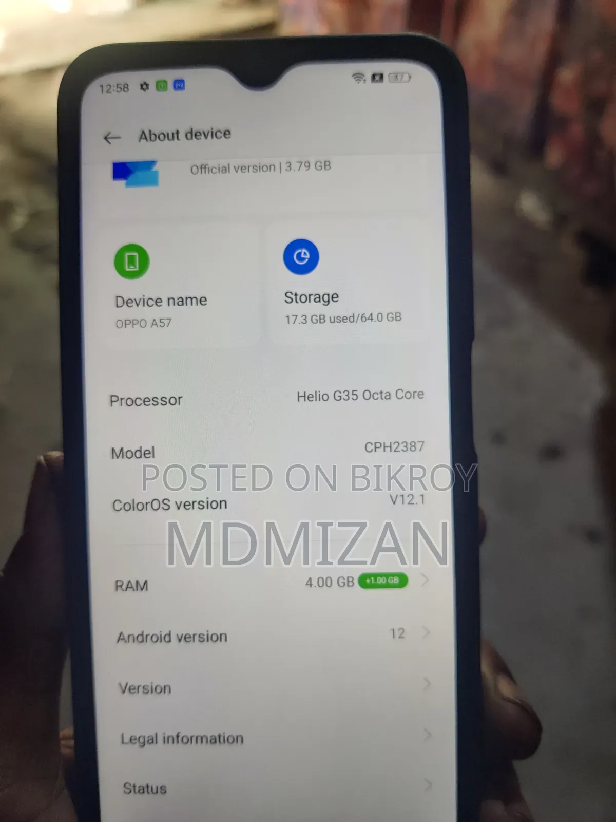 Oppo A57 4G 64 GB