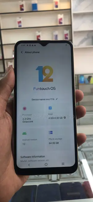 Vivo Y16 64 GB Rose Gold