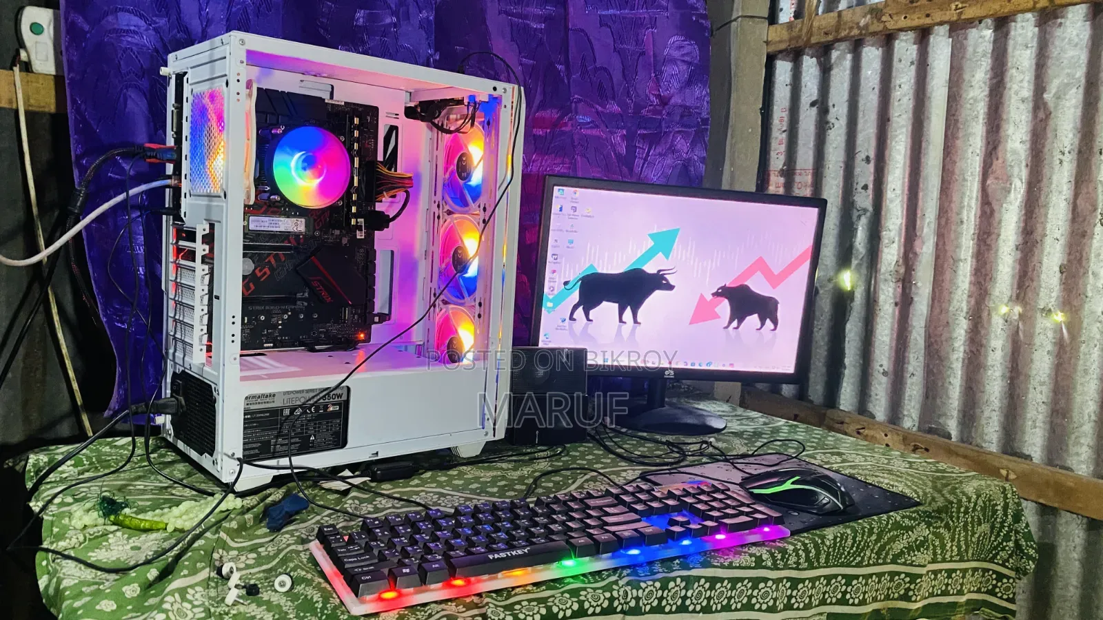 Desktop Computer Asus 8GB Intel HDD+SSD 256GB