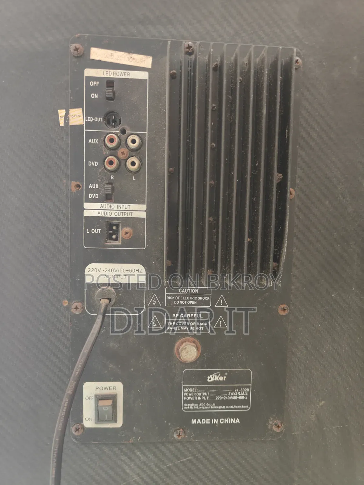 DJ Party Speaker Big Size Heavy Sound Excellent Bass