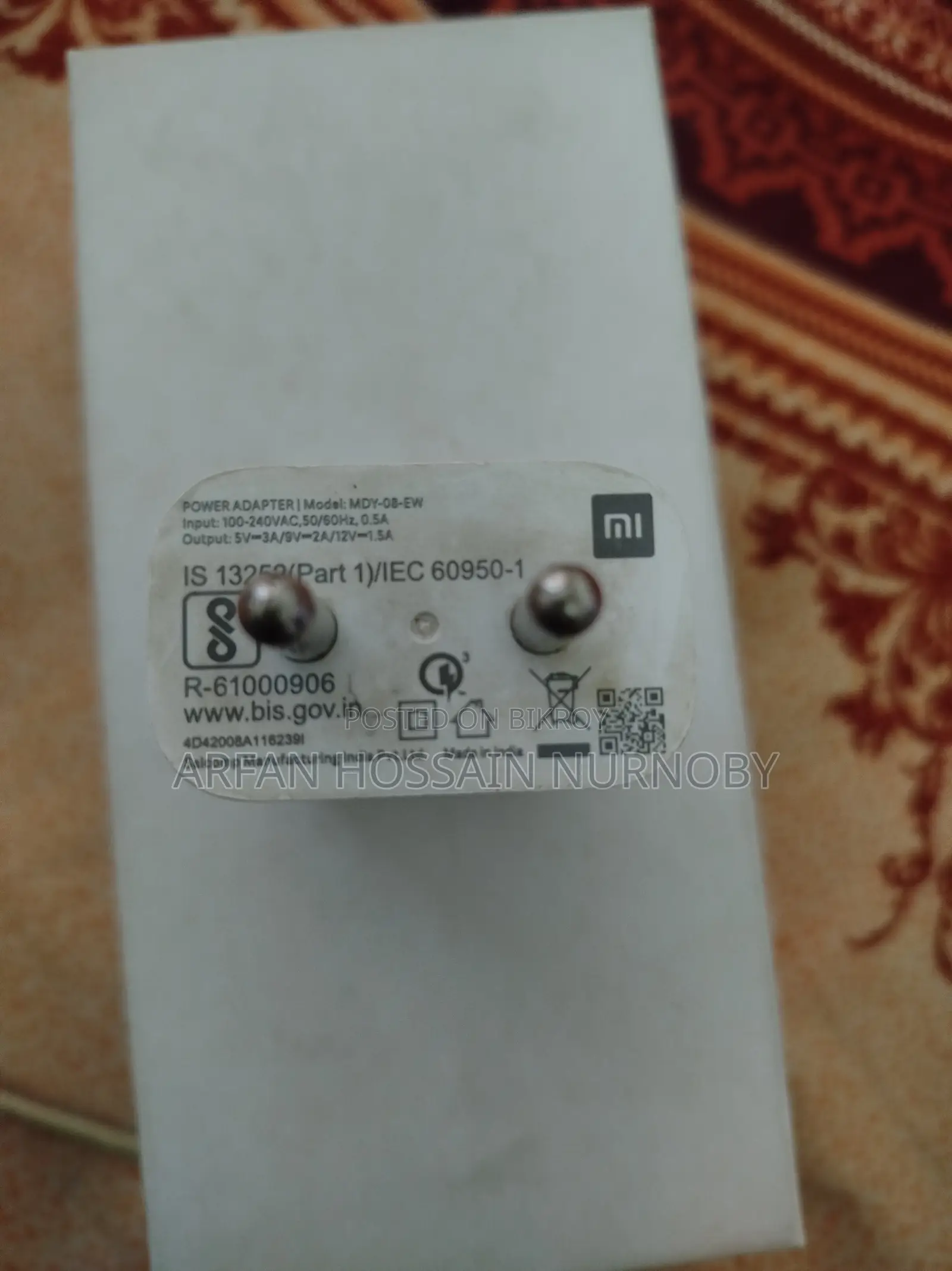 Redmi Note 9 Pro Original Charger