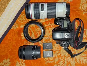 ক্যানন ৭৭ডি লেন্স ৭০-২০০ ৪এল + ১৮-৫৫ কিট