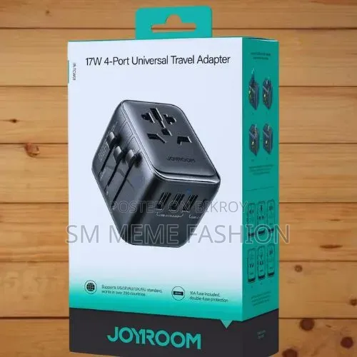 Joyroom-Tcw01 17w 4-Port Universal Travel Adapter Best Price in Bd