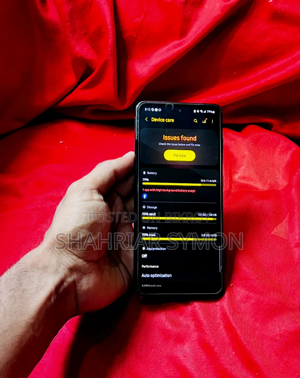 স্যামসাং গ্যালাক্সি এ৫১ ১২৮ জিবি ব্ল্যাক