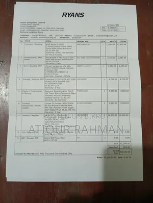 Desktop Computer 16GB AMD SSD 500GB