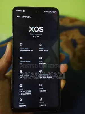 Infinix Smart 8 Plus 128 GB Black